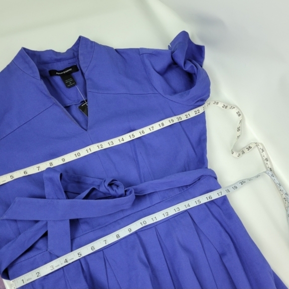 Ashley Stewart 100% Cotton Dress With Full Skirt Sz 12 NWOT - Picture 12 of 15